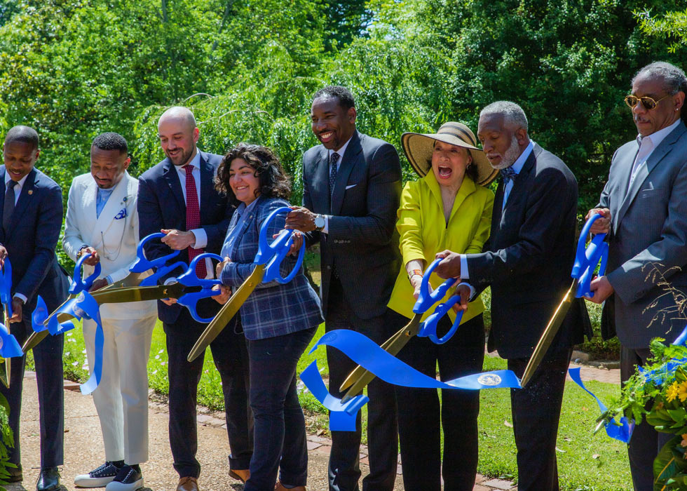 HOF Holds Ribbon-Cutting for African American Burial Grounds