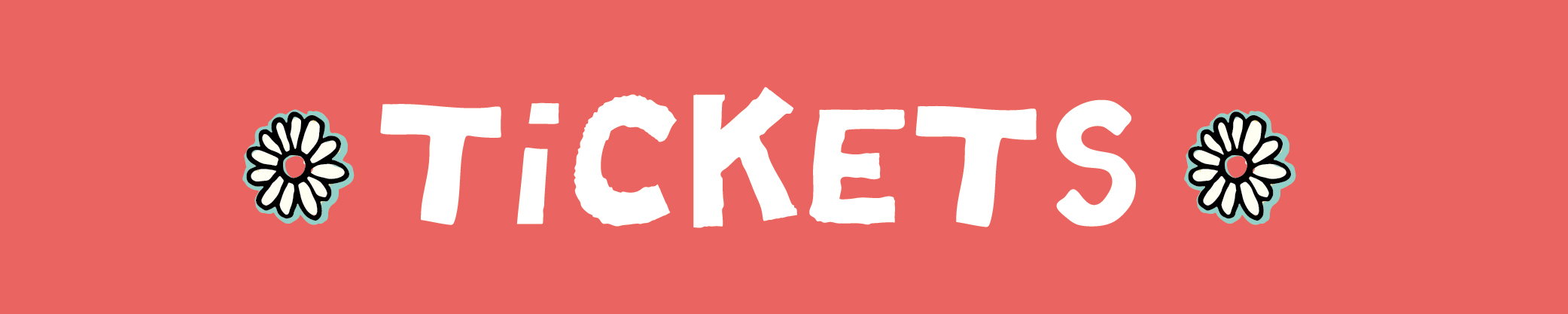 tickets on red w flowers